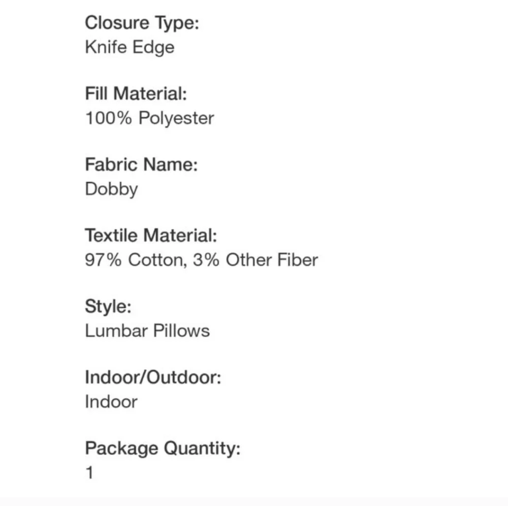 Hearth & Hearth Slub Center Stripe  Oversized Lumbar Oblong Bed Pillow - Picture 11 of 14